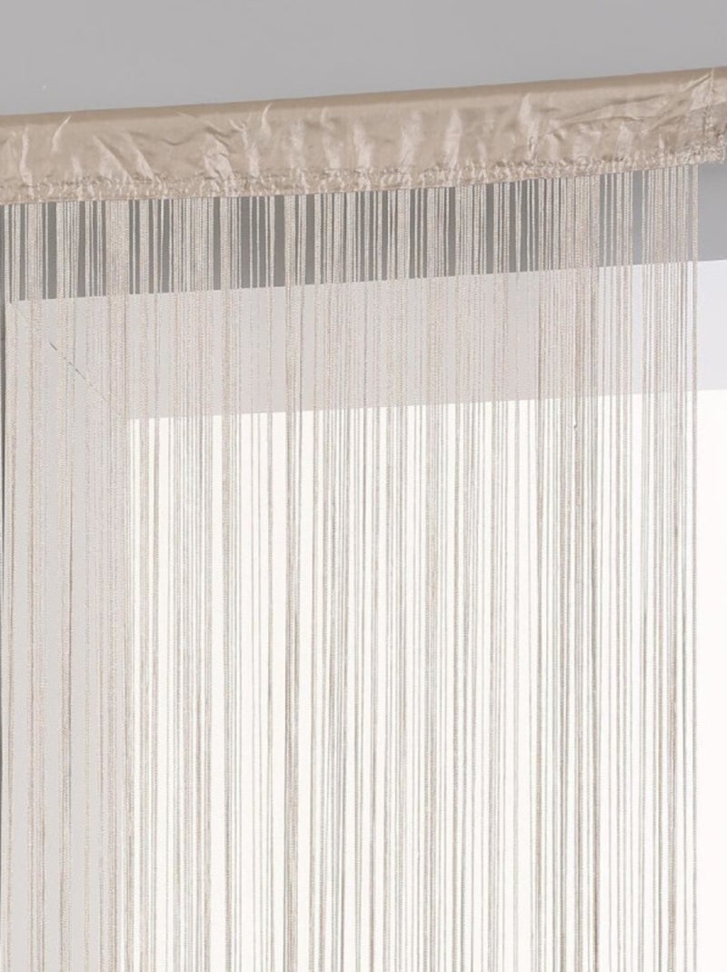 Voilages - Atmosphera - 100% Polyester Beige chiné - Kiabi