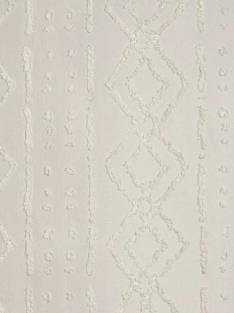 Voilages - Atmosphera - 100% Polyester Beige chiné - Kiabi