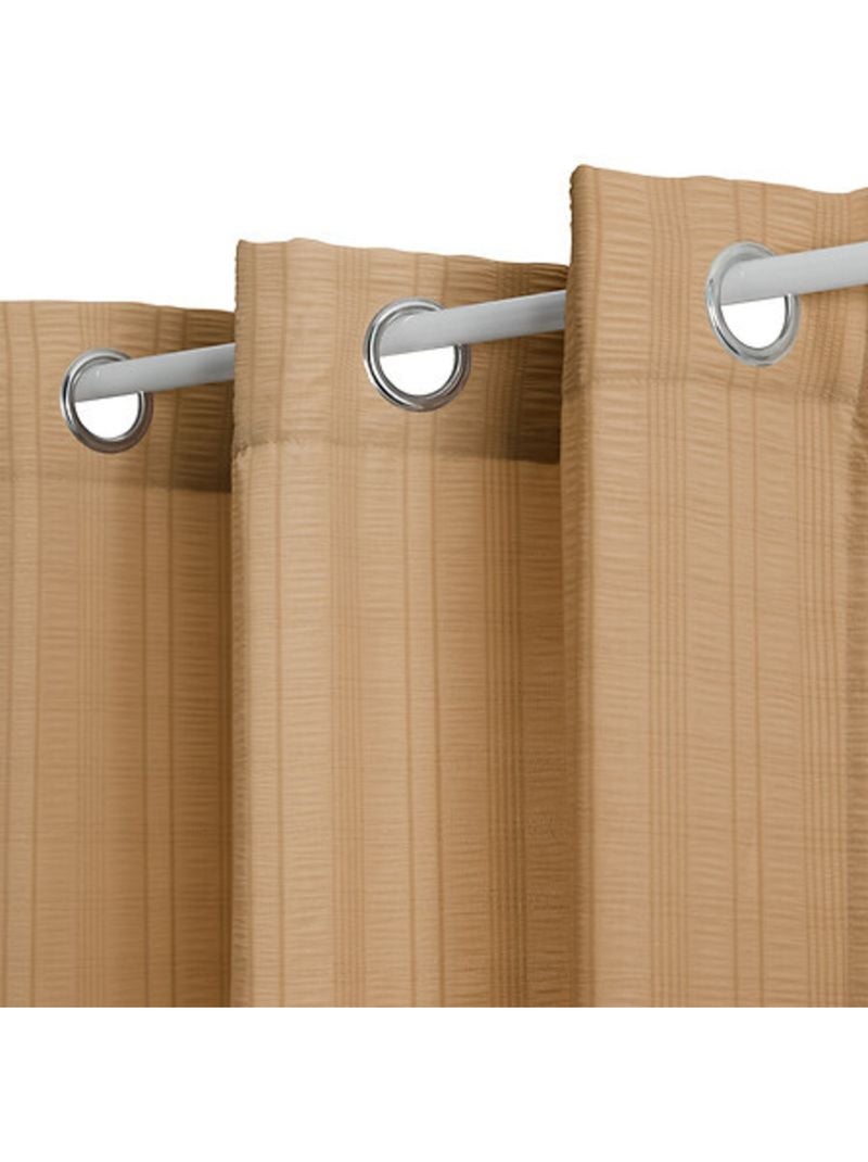 Voilages - Atmosphera - 100% Polyester Beige - Kiabi