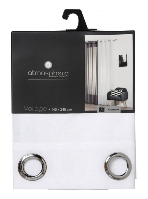 Voilages - Atmosphera - 100% Polyester - Kiabi Voilages - Atmosphera - 100% Polyester - Kiabi