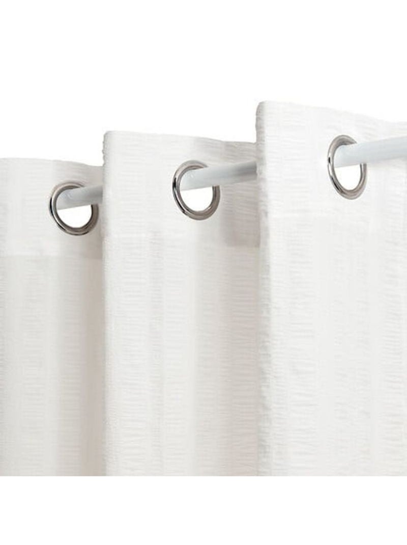 Voilages - Atmosphera - 100% Polyester Blanc - Kiabi