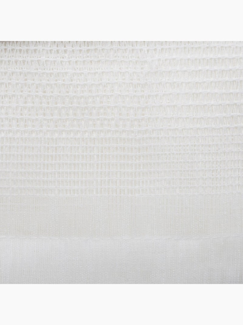 Voilages - Atmosphera - 100% Polyester Blanc - Kiabi
