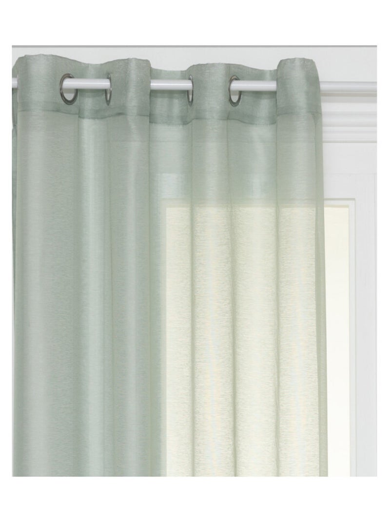 Voilages - Atmosphera - 100% Polyester Bleu céladon - Kiabi