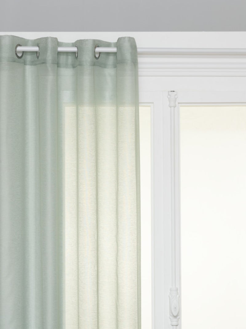 Voilages - Atmosphera - 100% Polyester Bleu céladon - Kiabi