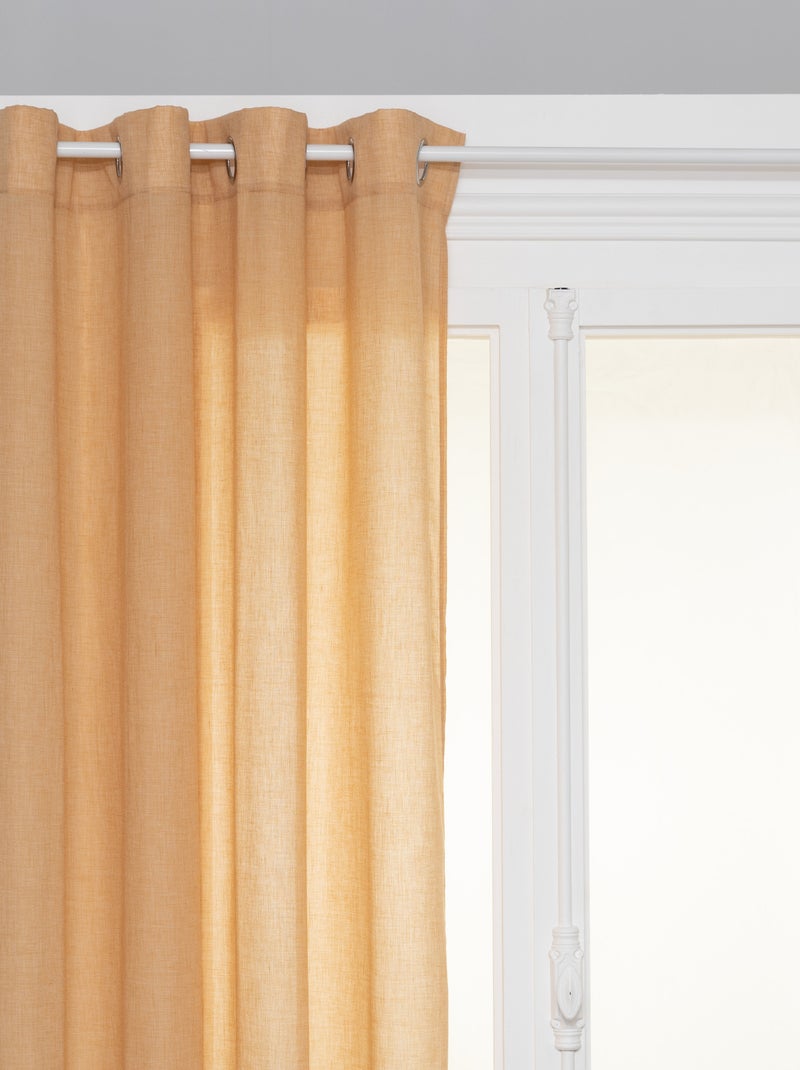Voilages - Atmosphera - 100% Polyester Jaune - Kiabi