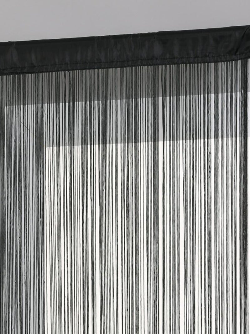Voilages - Atmosphera - 100% Polyester Noir - Kiabi