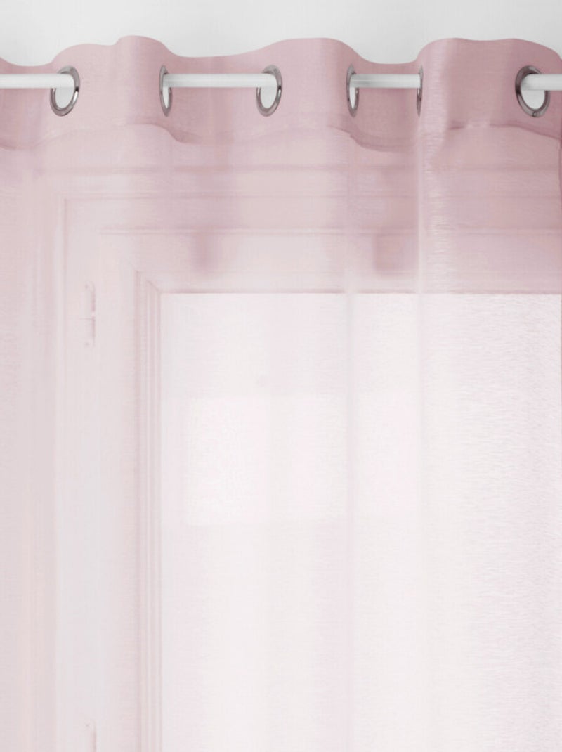 Voilages - Atmosphera - 100% Polyester Rose - Kiabi