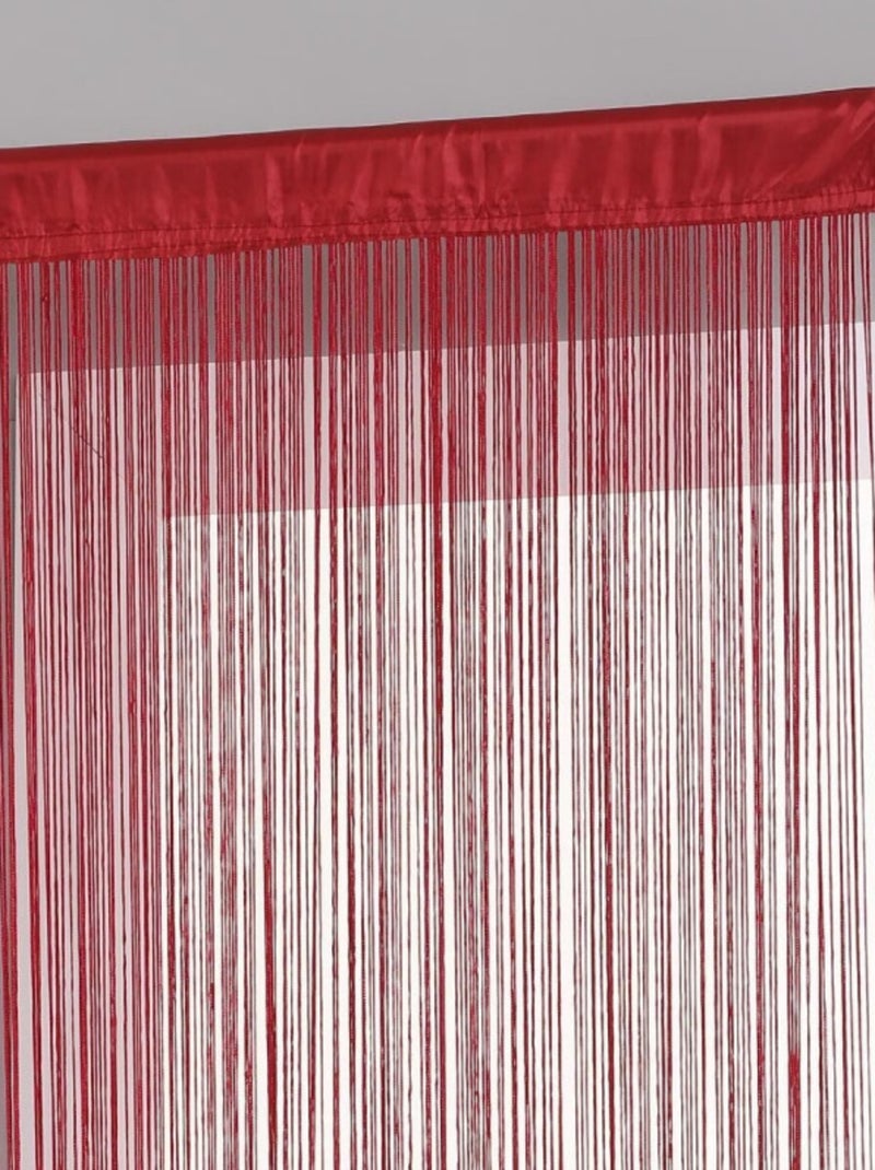 Voilages - Atmosphera - 100% Polyester Rouge - Kiabi