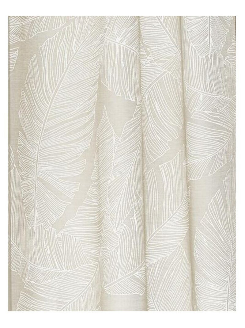 Voilages - Atmosphera - Polyester Beige chiné - Kiabi