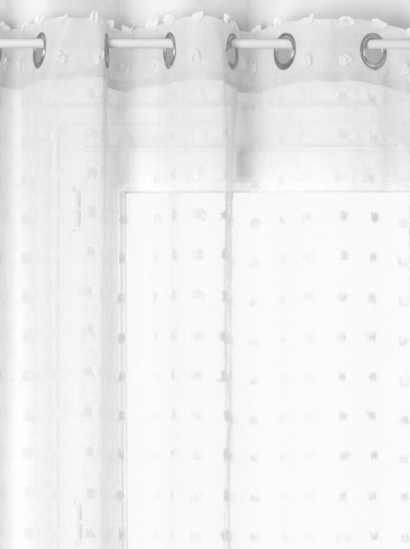 Voilages - Atmosphera - Polyester Blanc - Kiabi