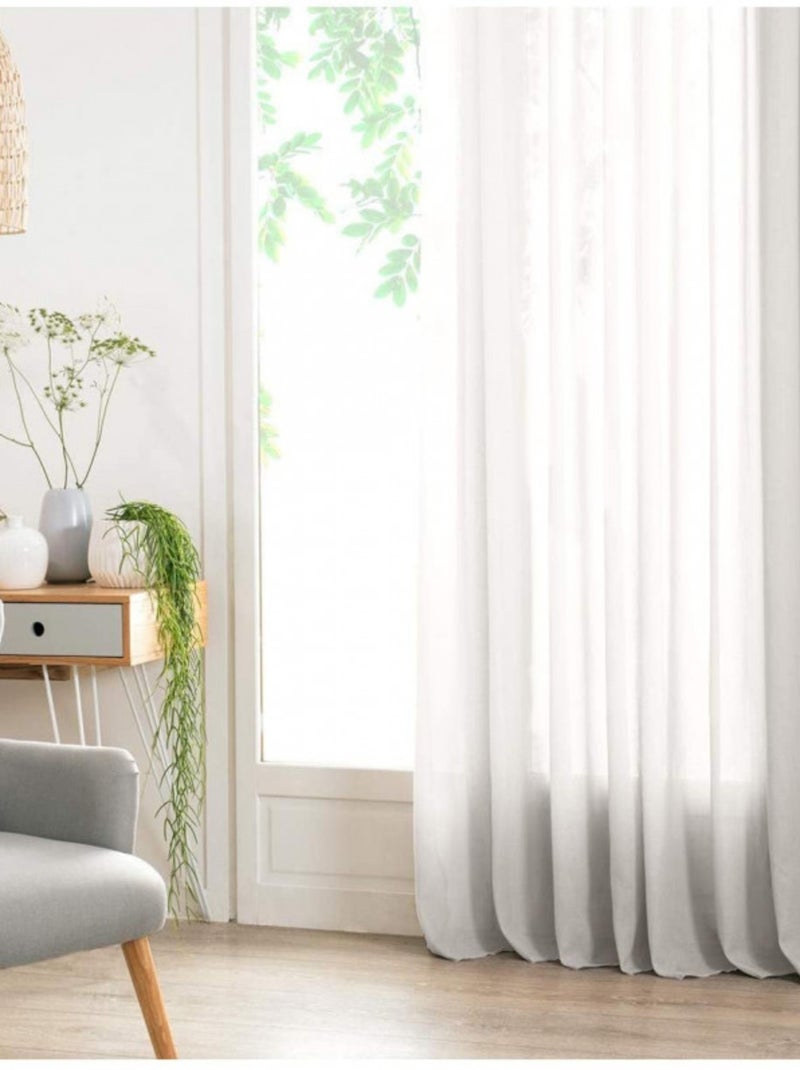 Voilages - Atmosphera - Polyester Blanc - Kiabi