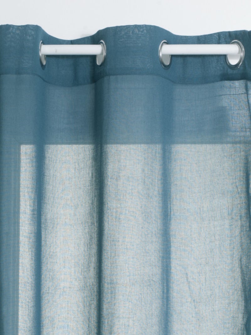 Voilages - Atmosphera - Polyester Bleu gris - Kiabi