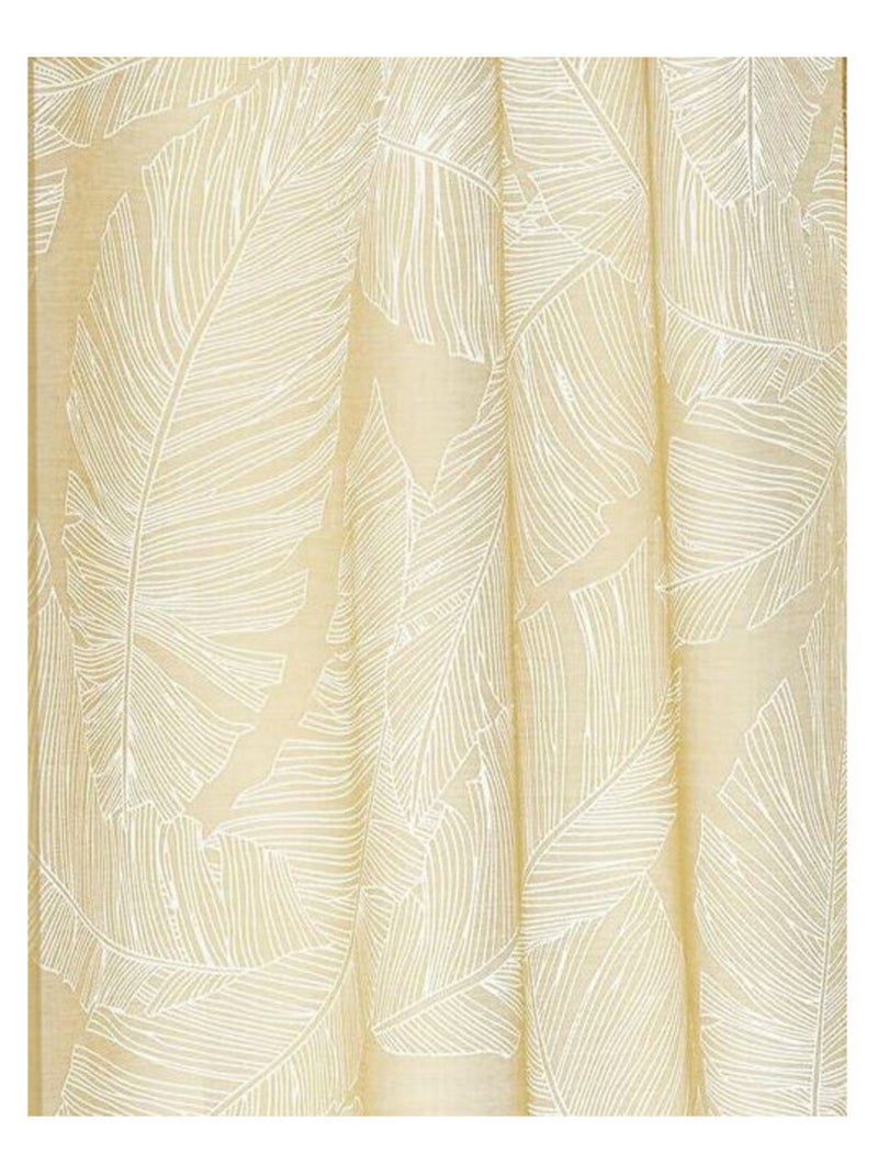 Voilages - Atmosphera - Polyester Jaune foncé - Kiabi