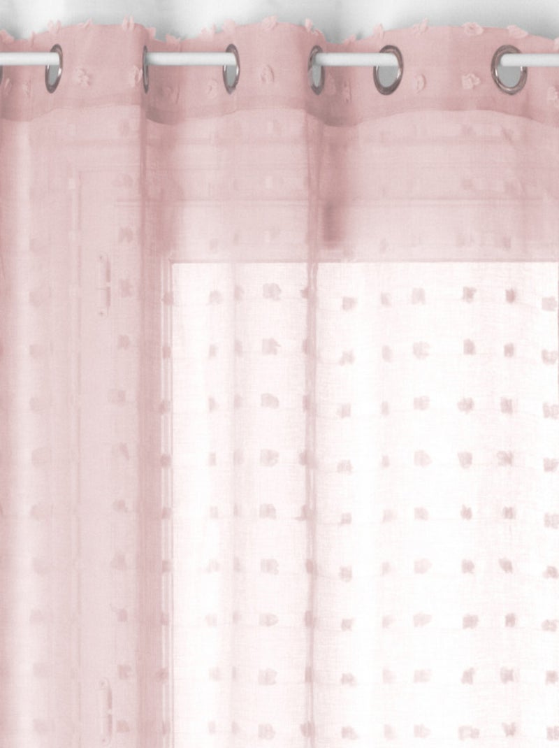Voilages - Atmosphera - Polyester Rose - Kiabi