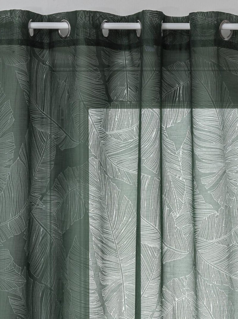 Voilages - Atmosphera - Polyester Vert sapin - Kiabi