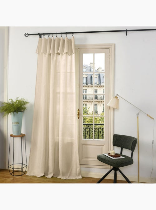 Voilages - coton pur - 100% polyester - Kiabi Voilages - coton pur - 100% polyester - Kiabi