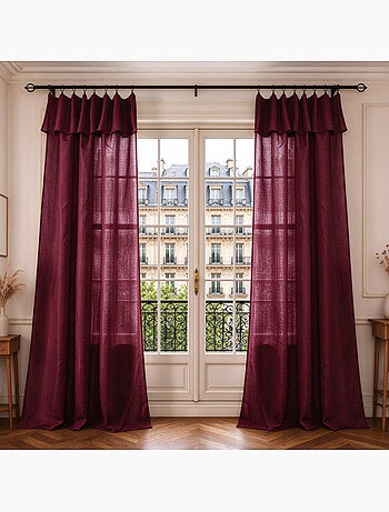 Voilages - coton pur - 100% polyester