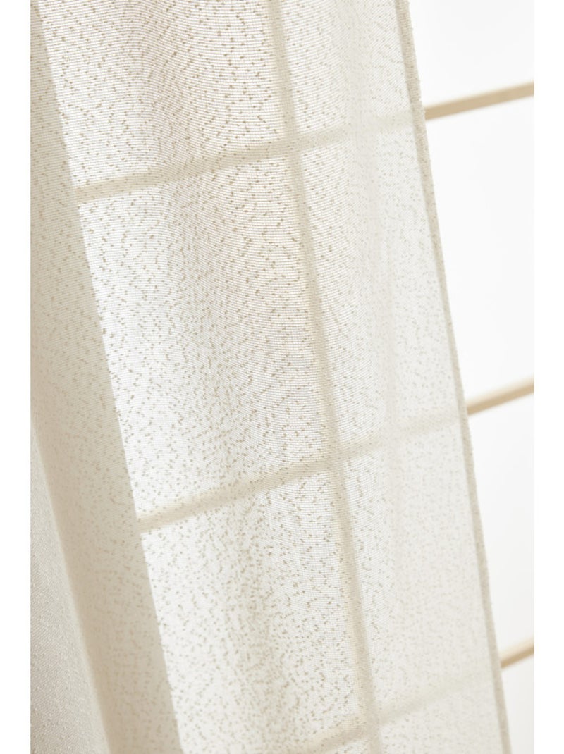 Voilages - Le Fil d'Ariane - 100% Polyester Beige sable - Kiabi