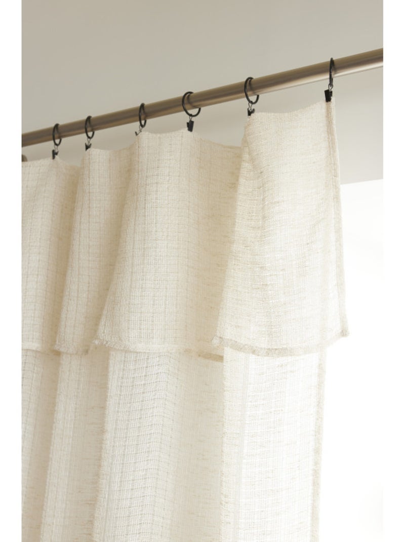 Voilages - Le Fil d'Ariane - 100% Polyester Beige sable - Kiabi