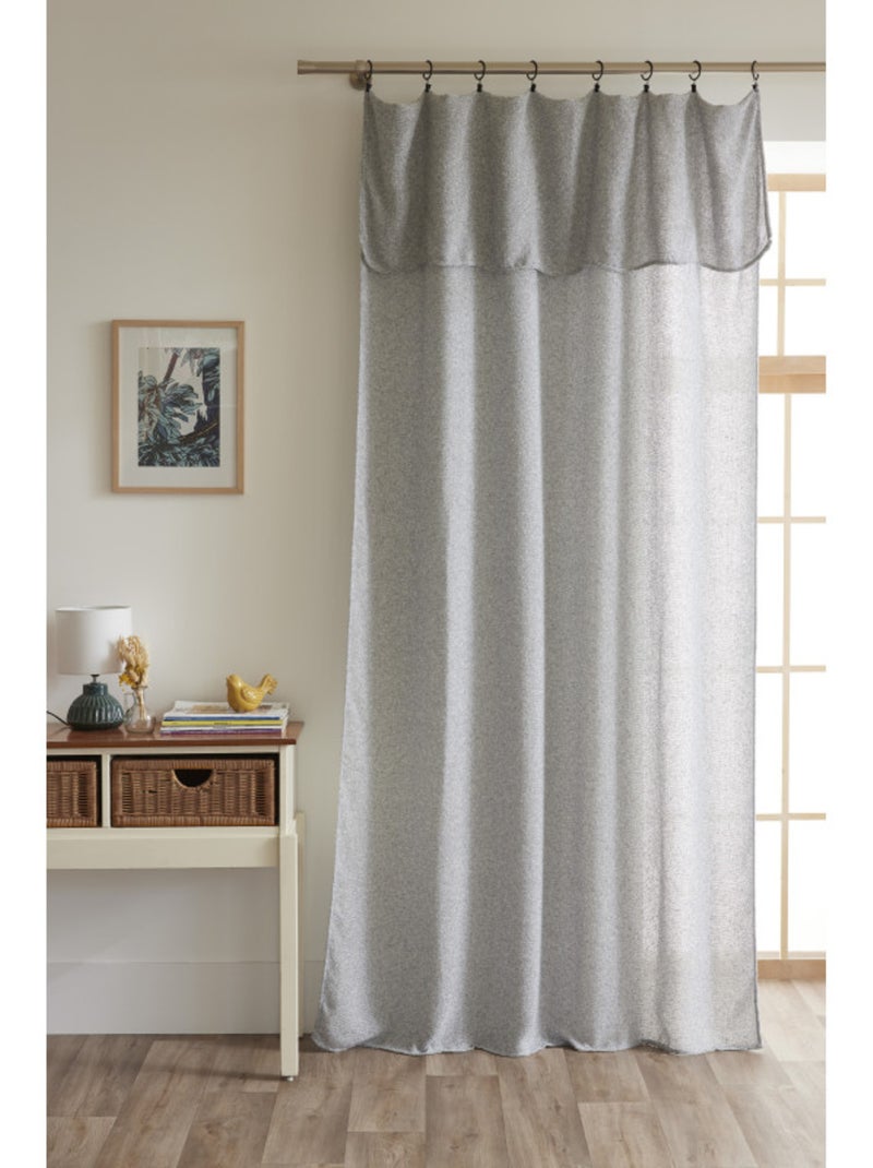 Voilages - Le Fil d'Ariane - 100% Polyester Gris clair - Kiabi
