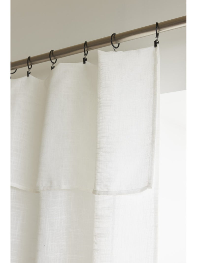 Voilages - Le Fil d'Ariane - 100% Polyester Ivoire - Kiabi