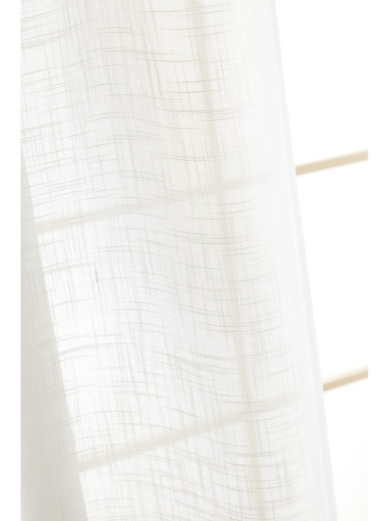 Voilages - Le Fil d'Ariane - 100% Polyester Ivoire - Kiabi