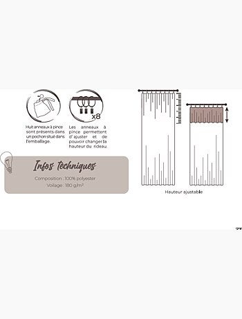 Voilages - Le Fil d'Ariane - 100% Polyester