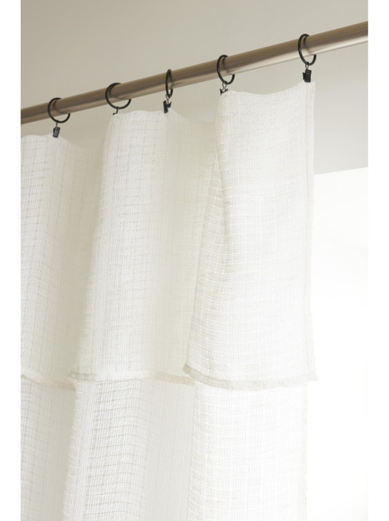 Voilages - Le Fil d'Ariane - 100% Polyester Ivoire - Kiabi