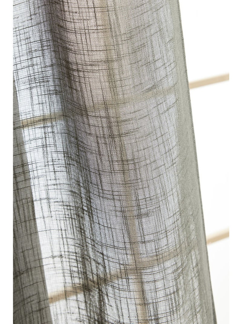 Voilages - Le Fil d'Ariane - 100% Polyester Kaki - Kiabi