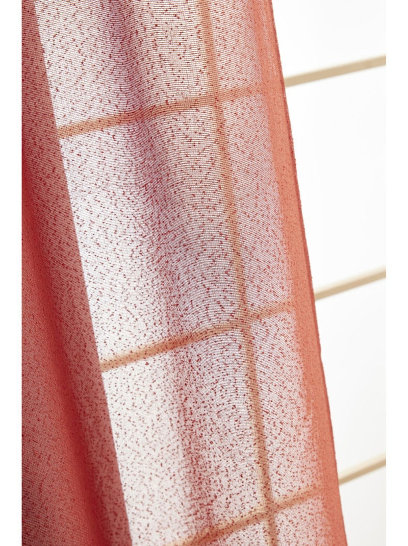 Voilages - Le Fil d'Ariane - 100% Polyester Terracotta - Kiabi