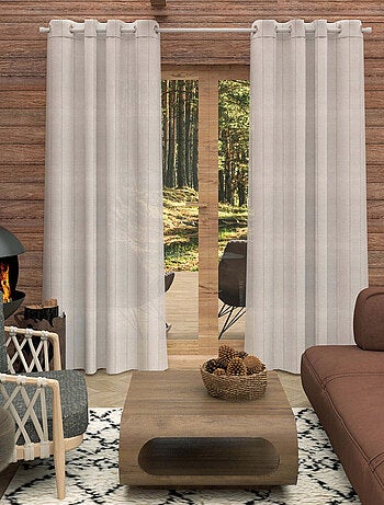 Voile à oeillets 135x250 cm CALI, par Soleil d'Ocre