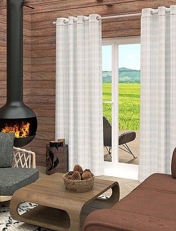 Voile à oeillets 135x250 cm CALI, par Soleil d'Ocre