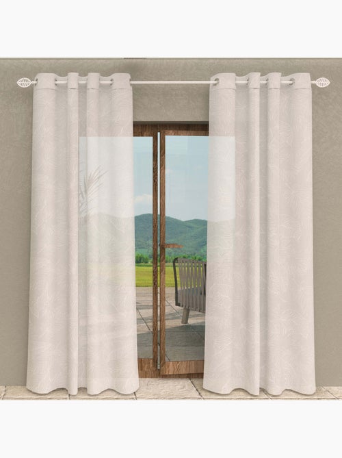 Voile à oeillets 135x250 cm CELIA, par Soleil d'Ocre - Kiabi