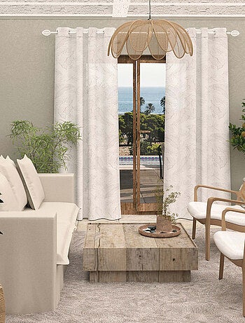 Voile à oeillets 135x250 cm CELIA, par Soleil d'Ocre