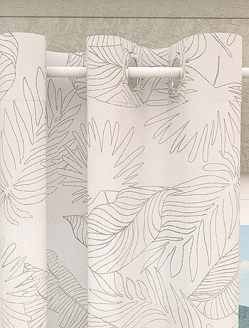 Voile à oeillets 135x250 cm CELIA, par Soleil d'Ocre