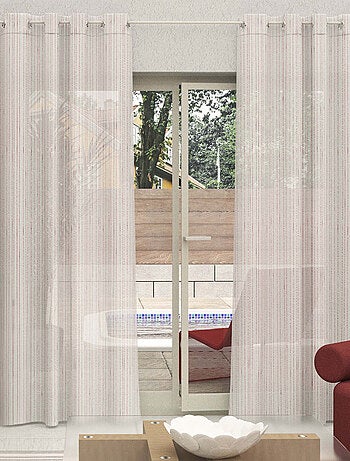 Voile à oeillets 135x250 cm CHARLIE, par Soleil d'Ocre