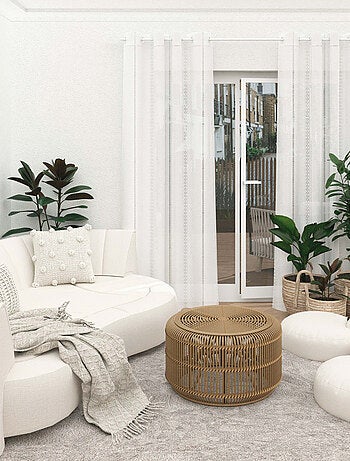 Voile à oeillets 135x250 cm CHARLOTTE, par Soleil d'Ocre