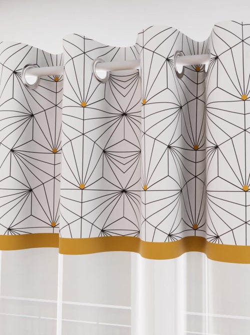 Voile à oeillets 135x250 cm OSIRIS, par Soleil d'Ocre - Kiabi