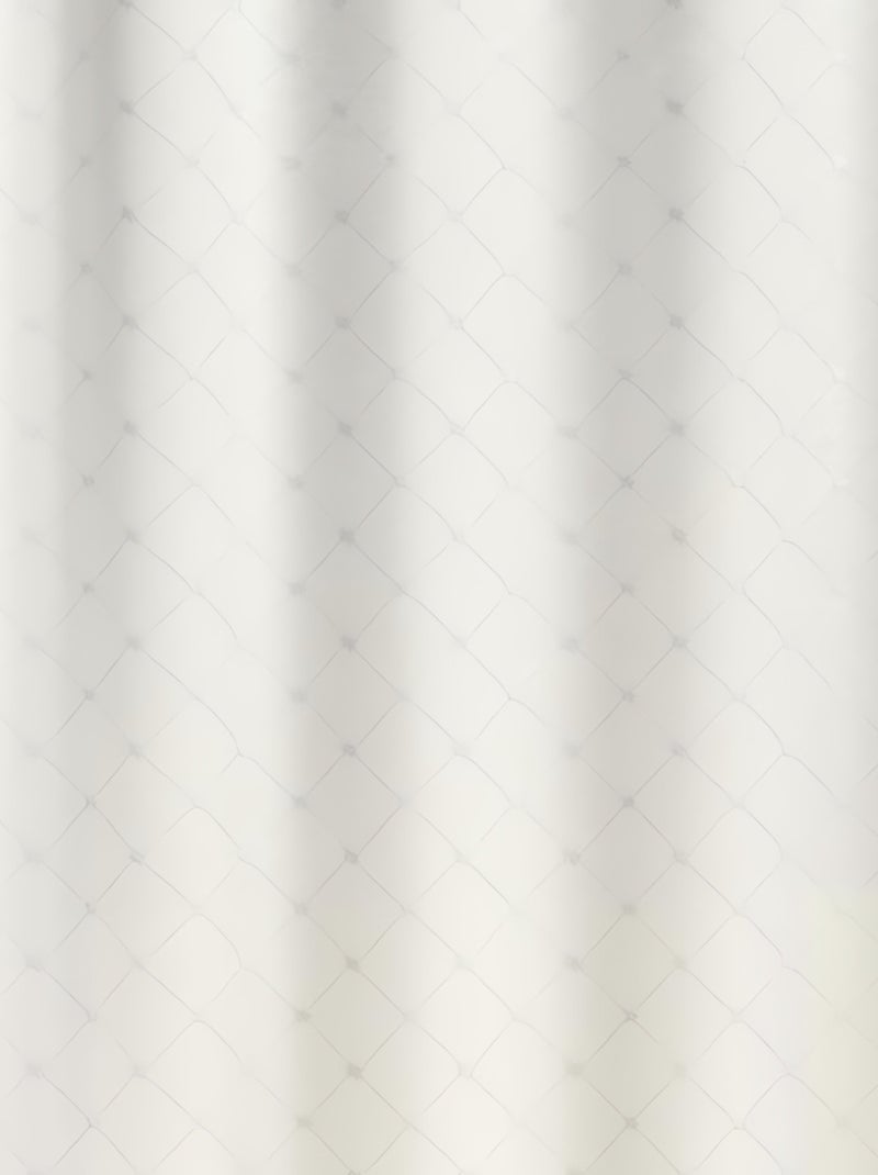 Voile à oeillets 135x250 cm PAULINE, par Soleil d'ocre Blanc - Kiabi