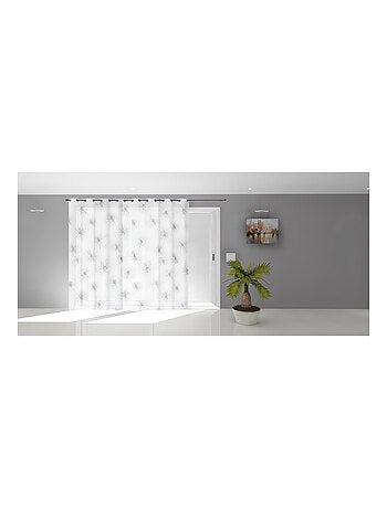 Voile à oeillets baie vitrée 280X250 cm LIONEL blanc, par Soleil d'Ocre