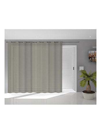 Voile à oeillets baie vitrée 280x250 cm NOEMIE, par Soleil d'Ocre