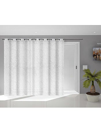 Voile à oeillets baie vitrée 280x250 cm OSAKA, par Soleil d'Ocre