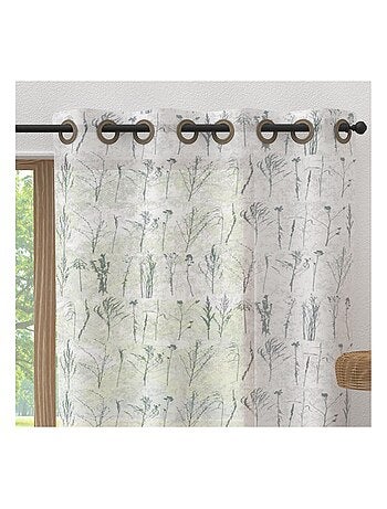 Voile à oeillets en pur coton 135x250 cm AMBRE, par Soleil d'Ocre