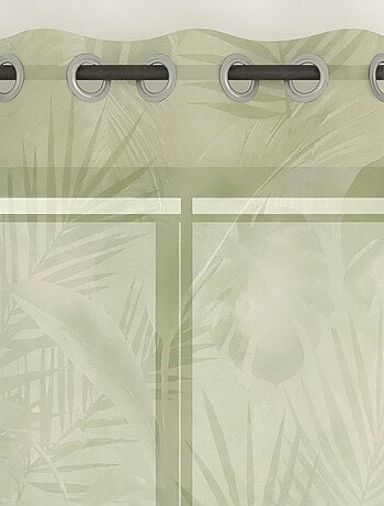 Voile à oeillets imprimé 135x250 cm GOYA, par Soleil d'Ocre