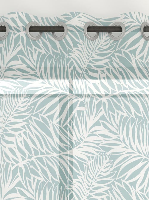 Voile à oeillets imprimé en polycoton 135x250 cm GUYANE, par Soleil d'Ocre - Kiabi