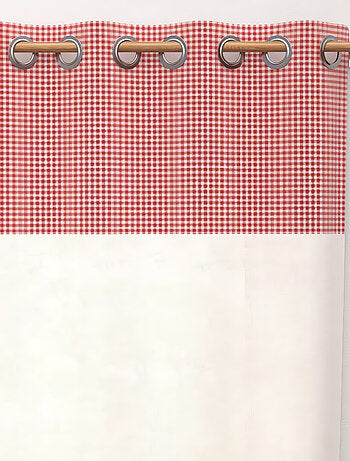 Voile coton à oeillets 135x250 cm PAULETTE, par Soleil d'Ocre