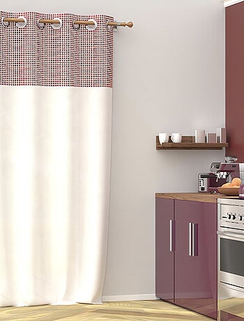 Voile coton à oeillets 135x250 cm PAULETTE, par Soleil d'Ocre