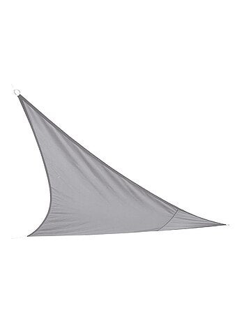 Voile d'ombrage 3x3x3 m gris clair