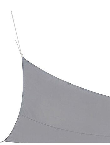 Voile d'ombrage 4x3 m gris clair