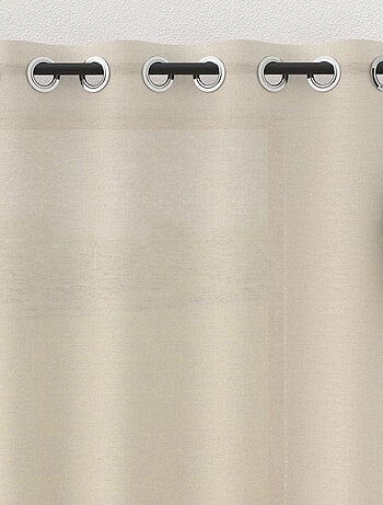 Voile lin à oeillets LINEN, par Soleil d'Ocre